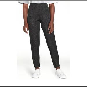 Cheetah Skinny Mid Rise Pant Gray Size 4